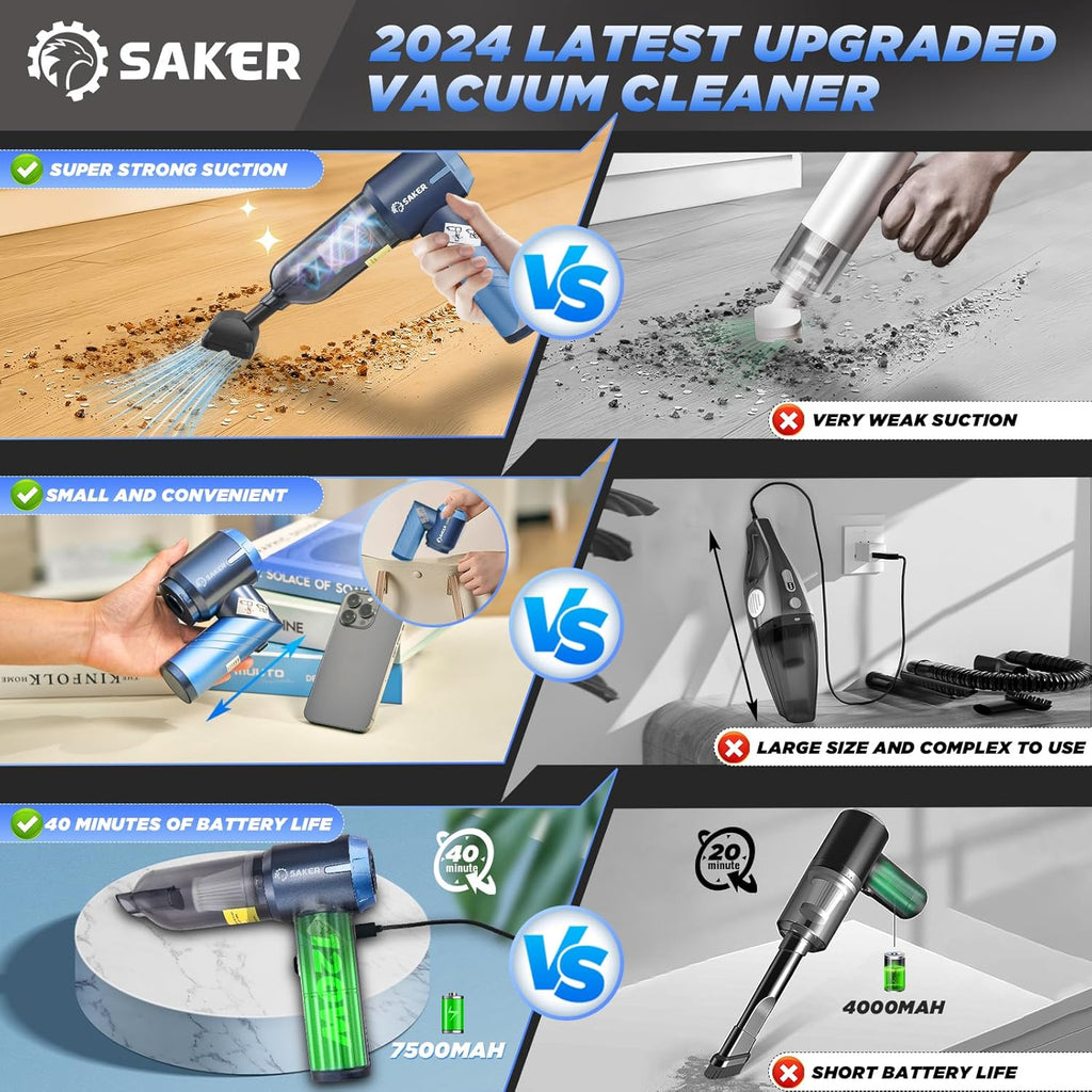 Portable Cordless Car Vacuum