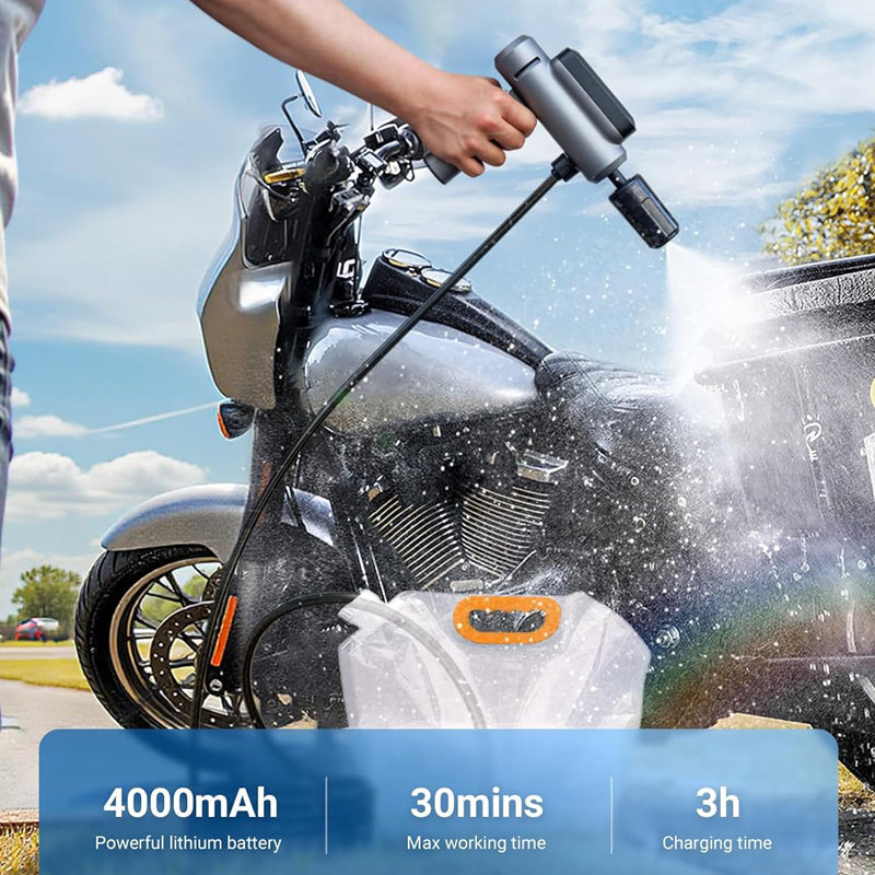Portable Cordless Pressure Washer Kit