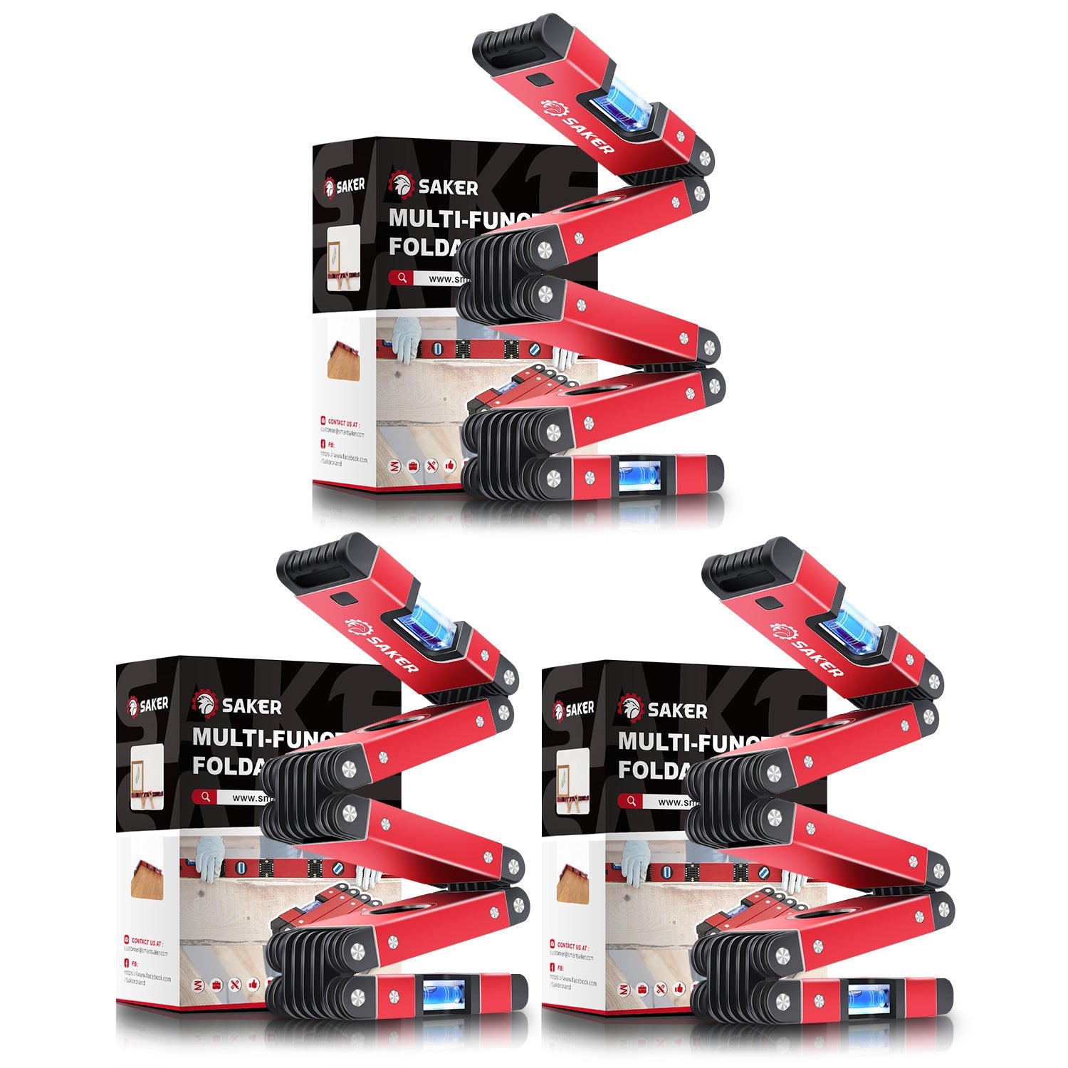 ® Multi-Function Foldable Level