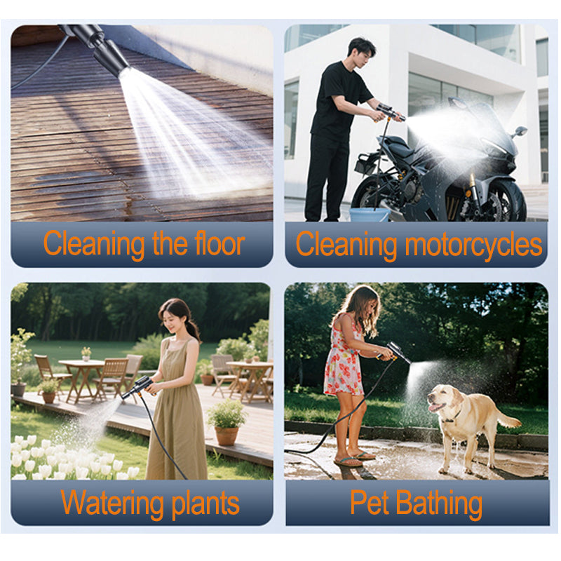 Portable Cordless Pressure Washer Kit