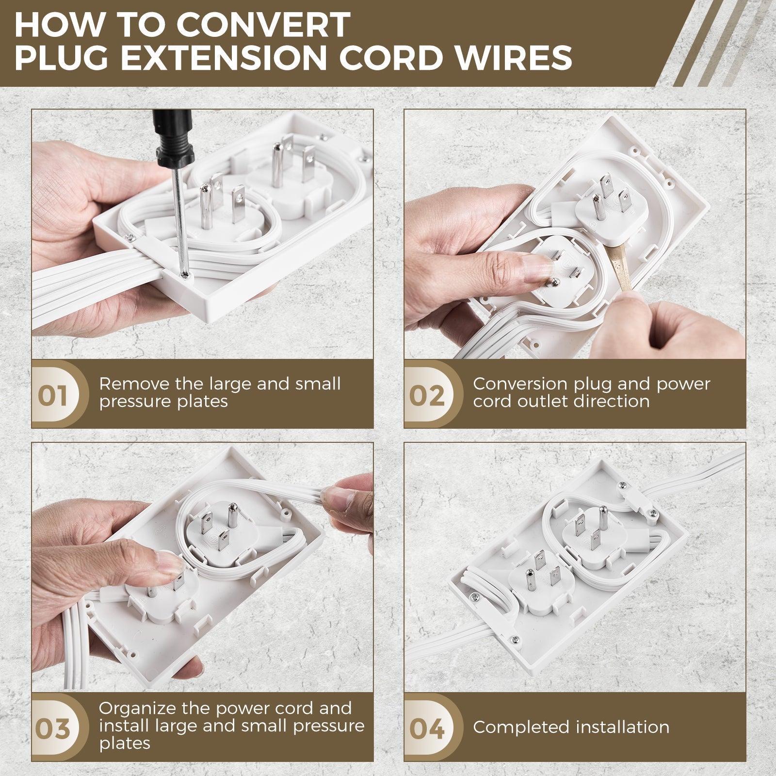 Outlet Concealer Power Strip