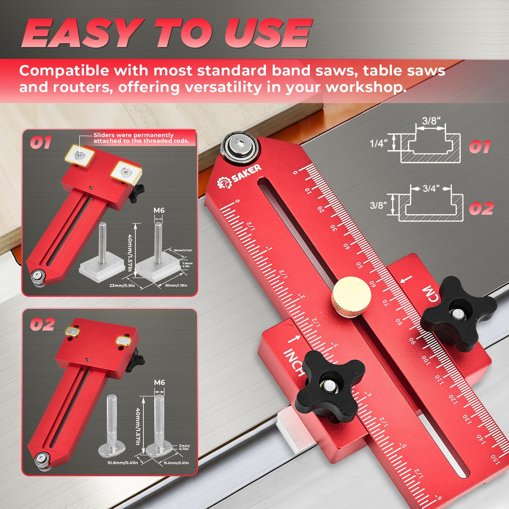 ® Thin Rip Jig Table Saw Jig Guide