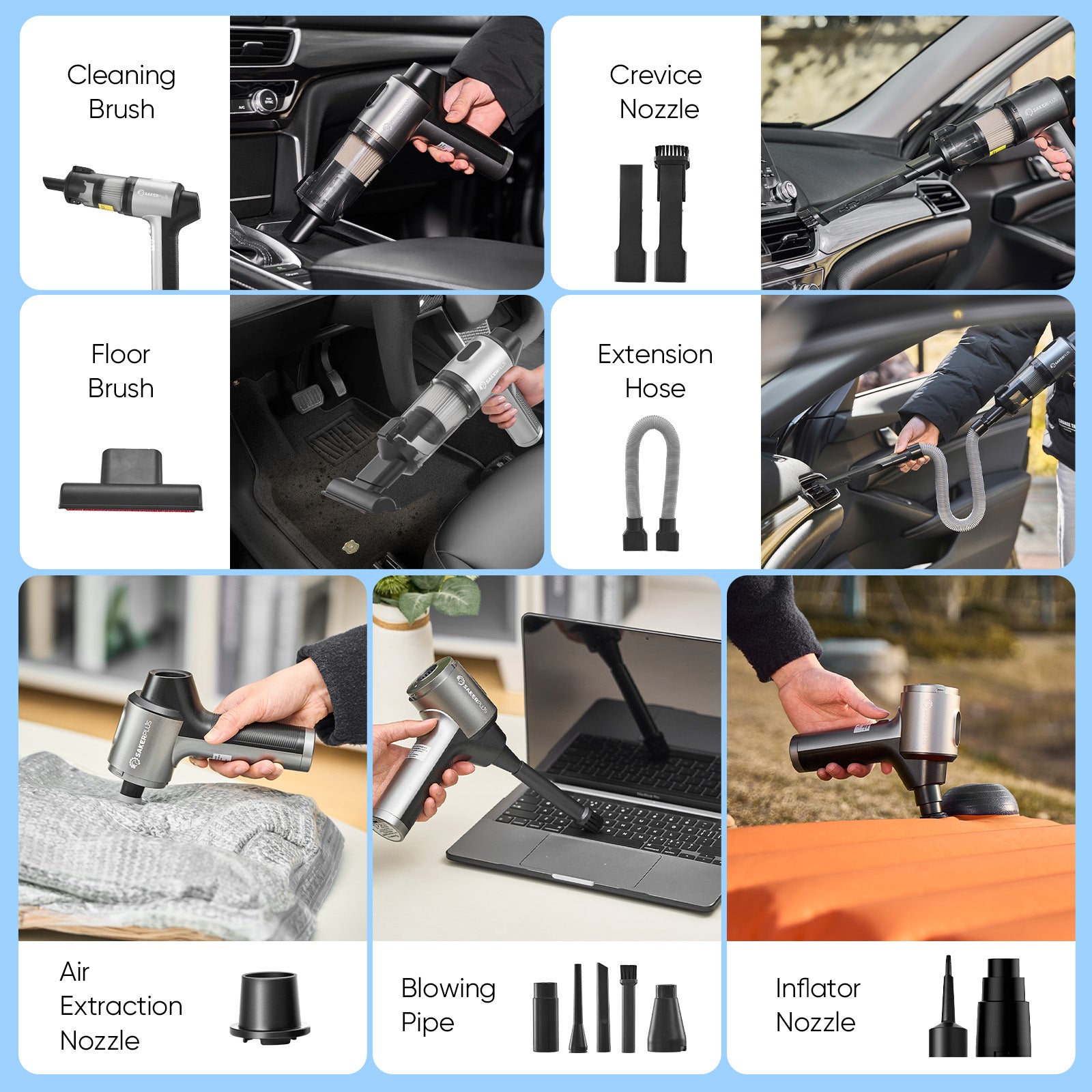 Hand Held Car Vacuum Cordless
