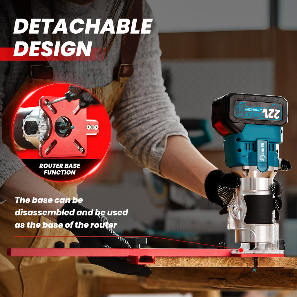 Robust Woodworking Bracket for Milling Tasks - ® 4 in 1 Router Milling Groove Bracket