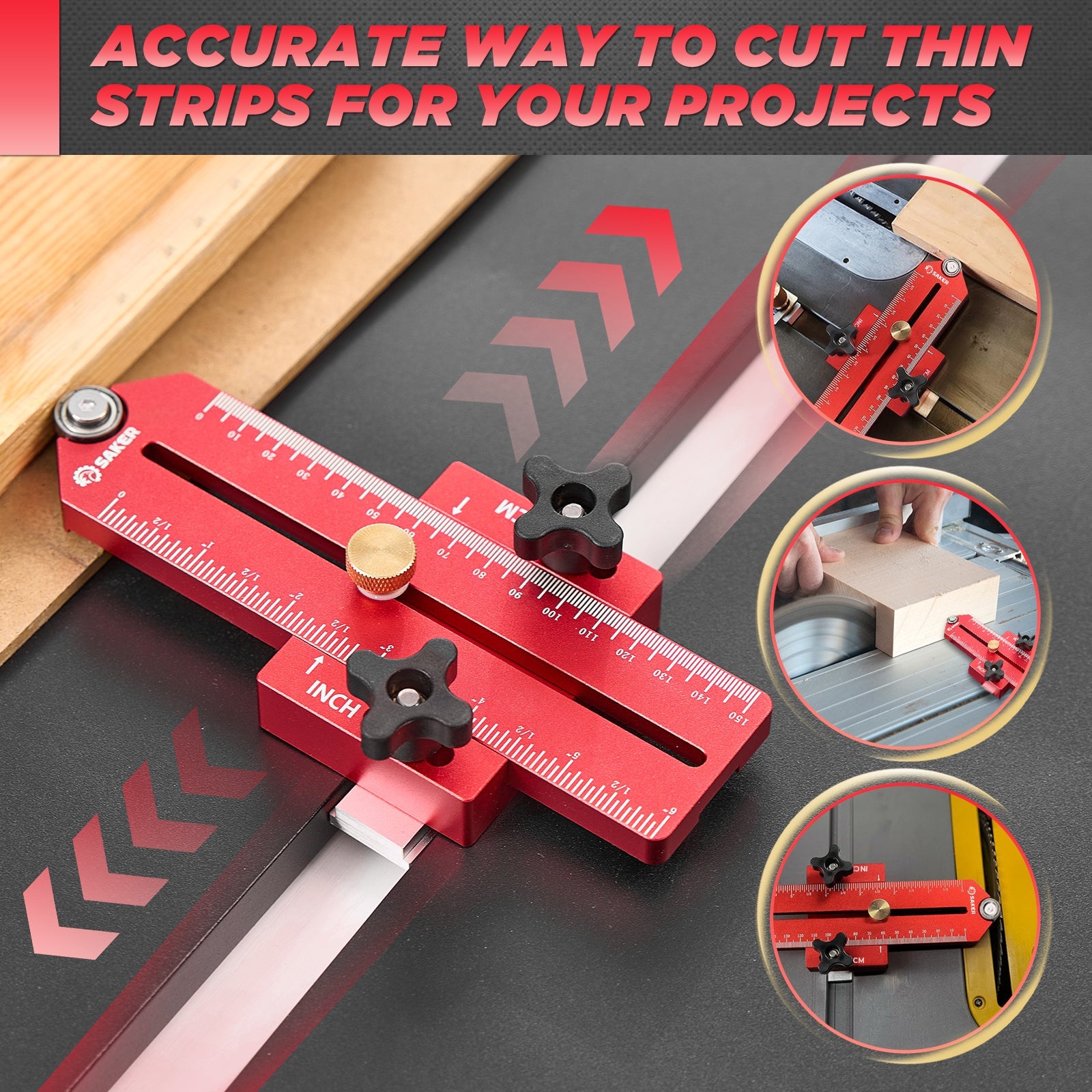 Thin Rip Jig Table Saw Jig Guide