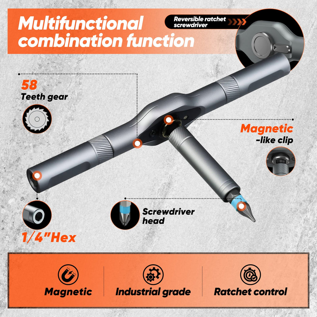 24 in 1 Magnetic Screwdriver Set
