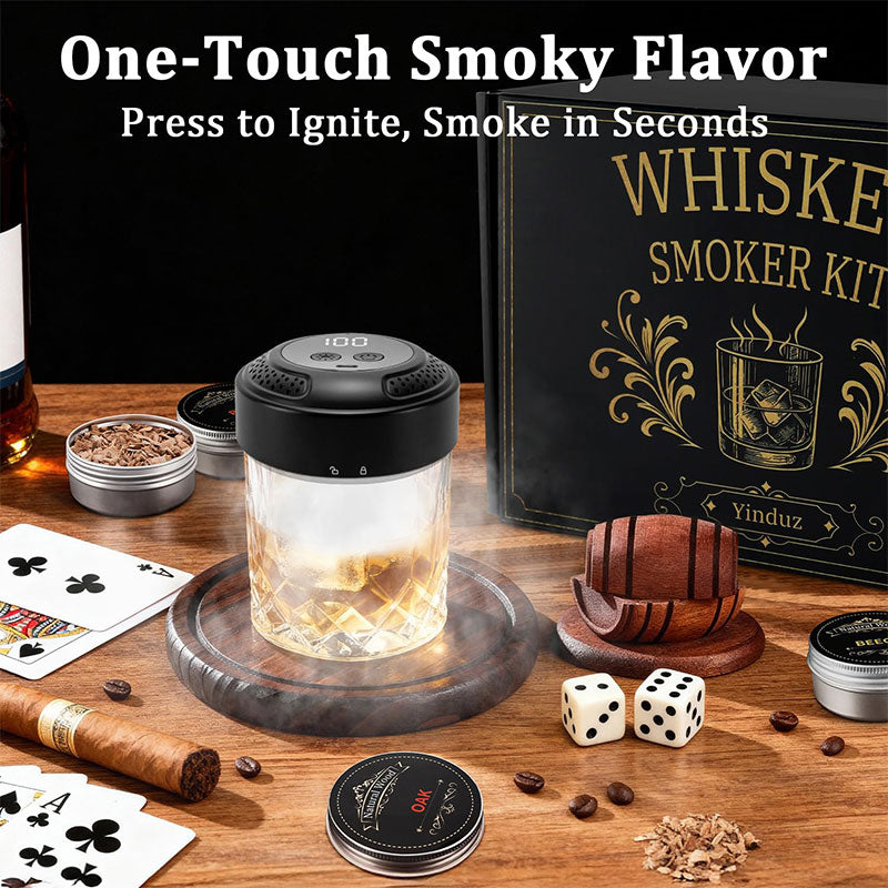 Electric Cocktail Whiskey Smoker Kit