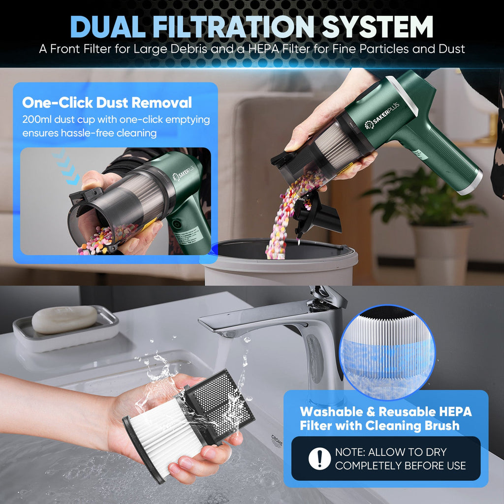 Hand Held Car Vacuum Cordless