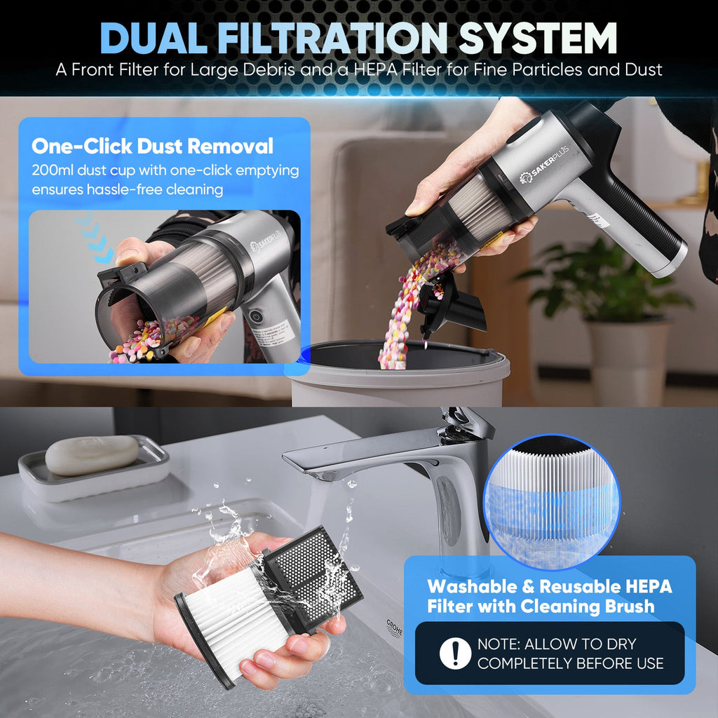 Hand Held Car Vacuum Cordless