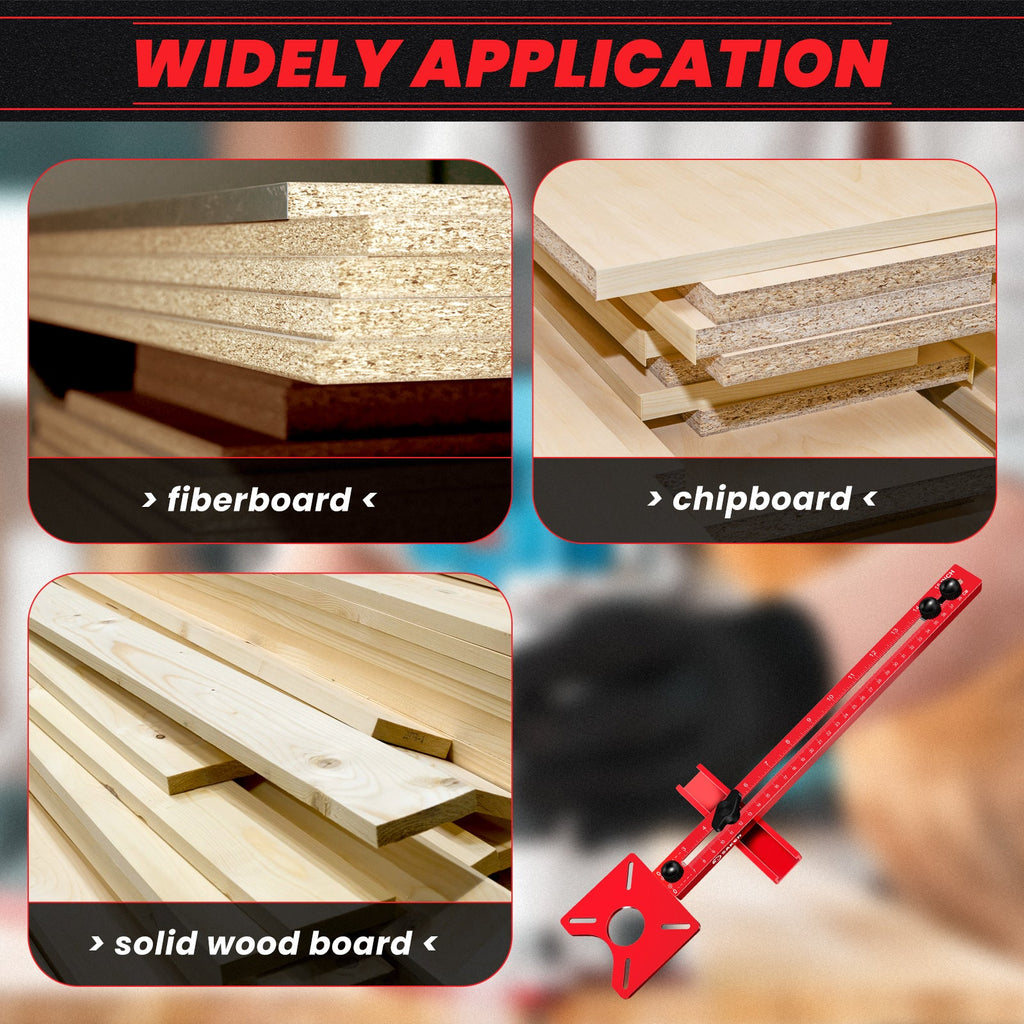 Robust Woodworking Bracket for Milling Tasks - ® 4 in 1 Router Milling Groove Bracket