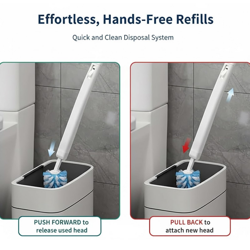 Automatic Wall Mounted Toilet Brush