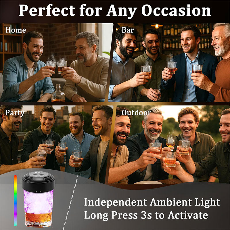 Electric Cocktail Whiskey Smoker Kit