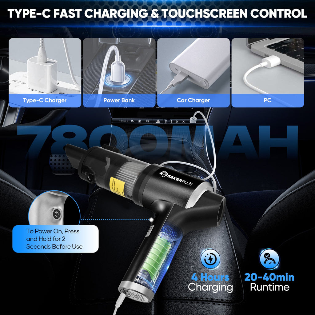 Hand Held Car Vacuum Cordless