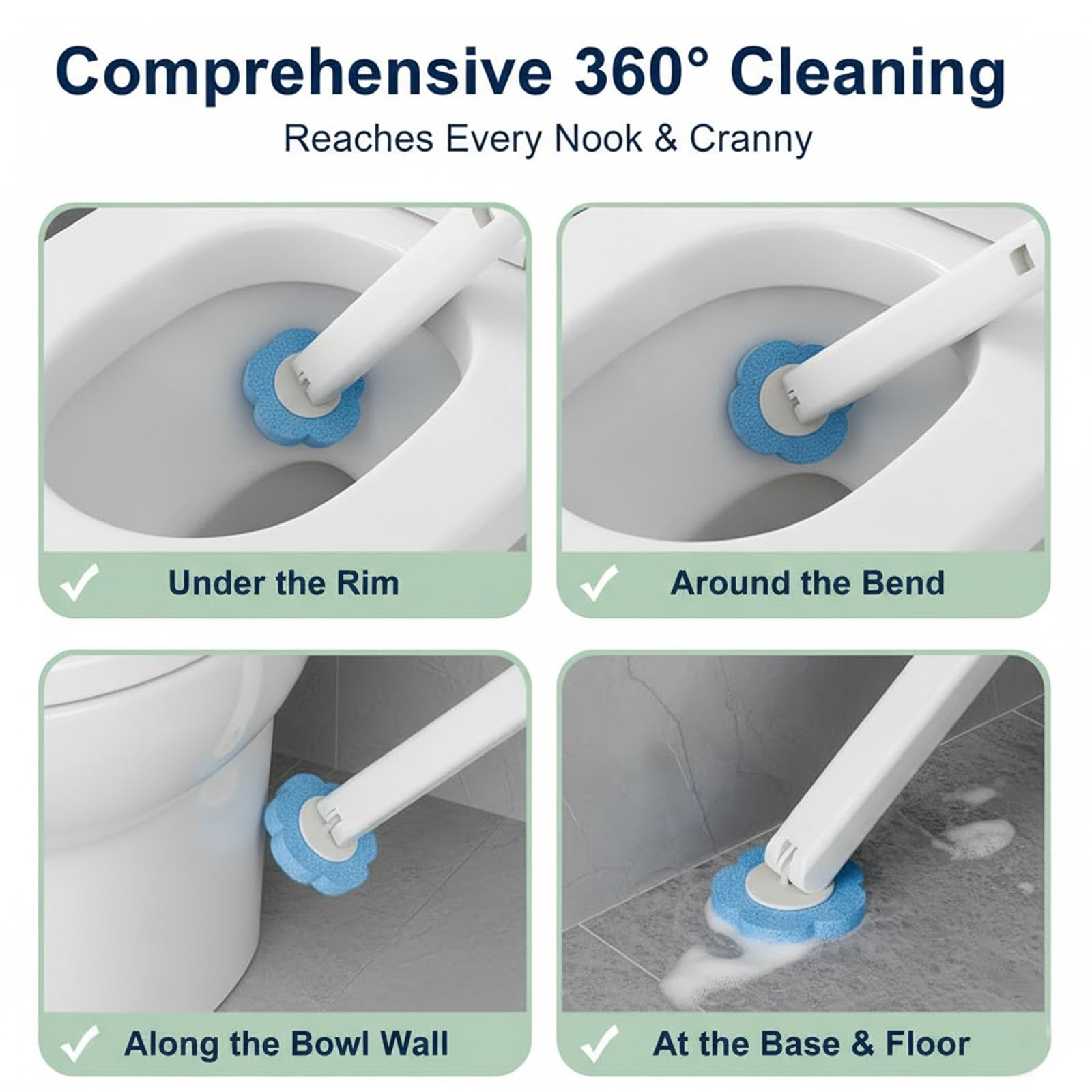 Automatic Wall Mounted Toilet Brush