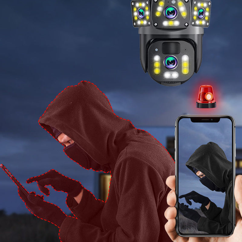 Triple View Security Camera