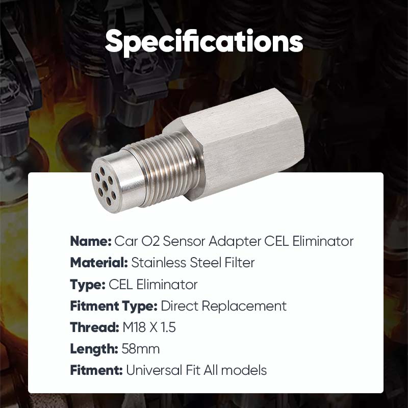 Car O2 Sensor Adapter CEL Eliminator