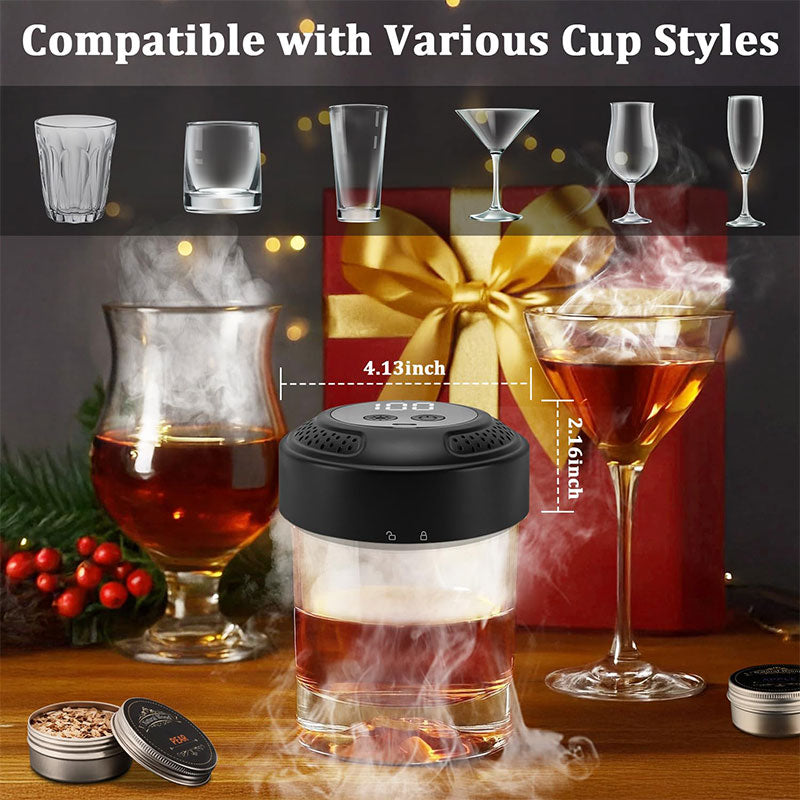 Electric Cocktail Whiskey Smoker Kit