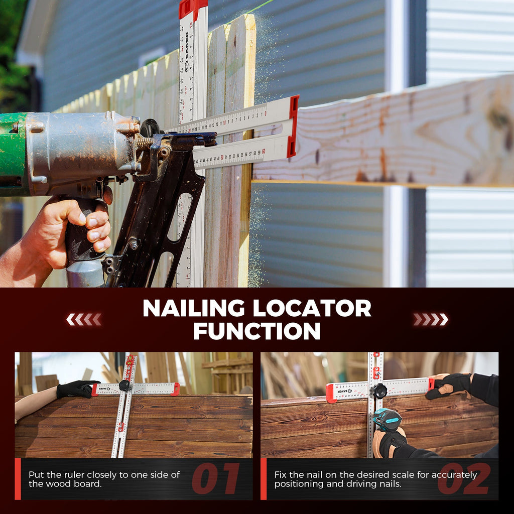 ® Accurate Hole Position Marker - ® 4 in 1 Drilling Positioning Ruler