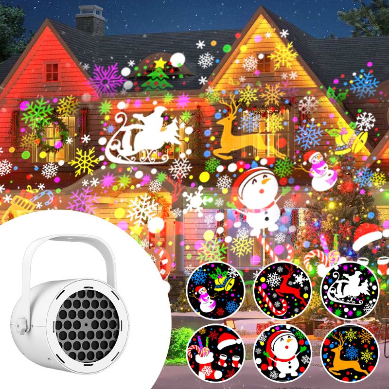 Holiday Snowflake LED Projector Lights