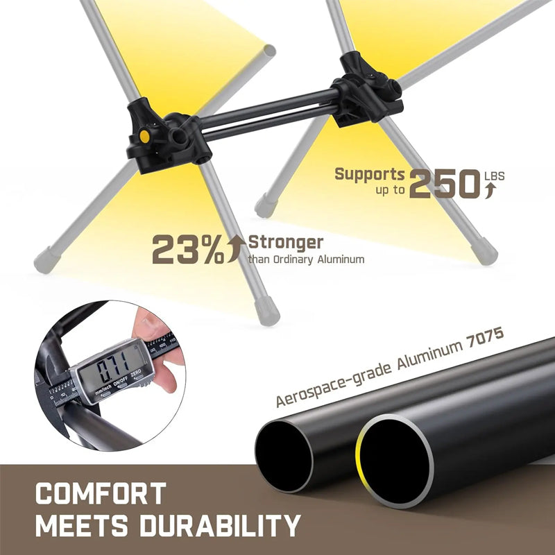 Comfortable High Back Portable Camping Chair