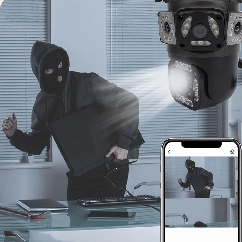 Triple View Security Camera