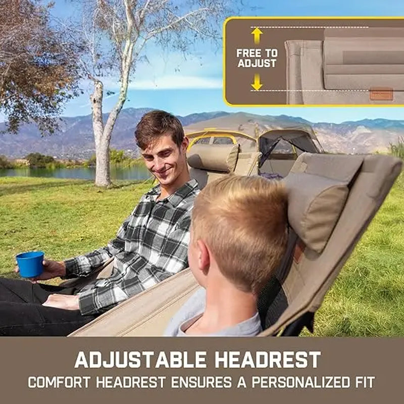 Comfortable High Back Portable Camping Chair