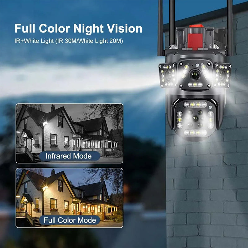 Triple View Security Camera