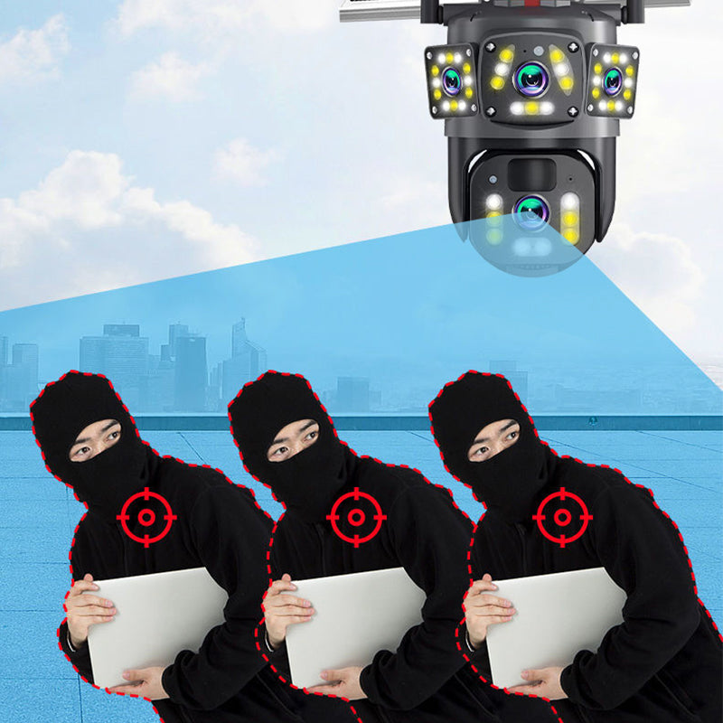 Triple View Security Camera