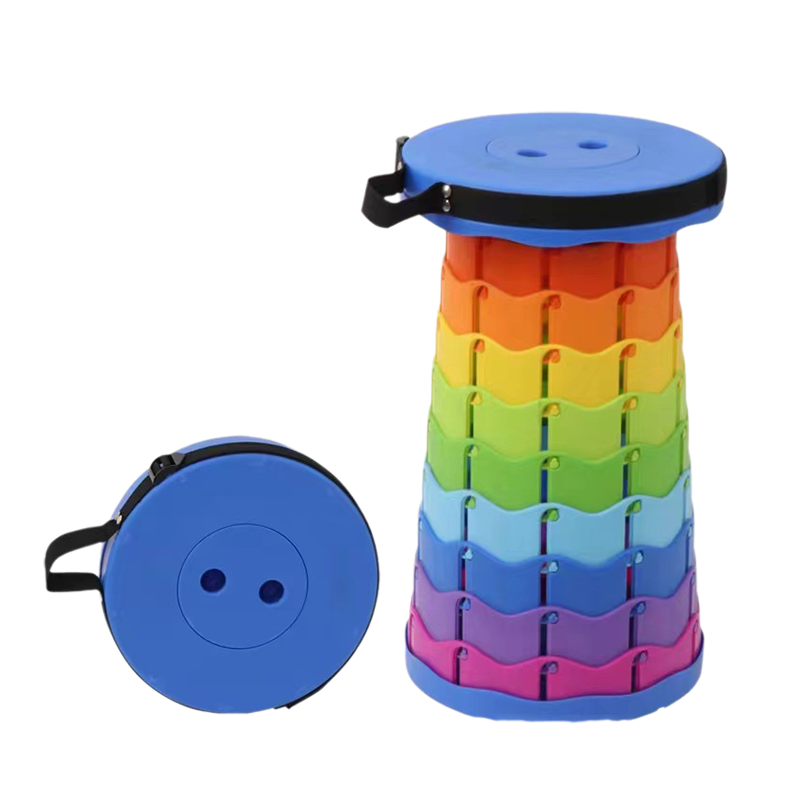 Upgraded Portable Collapsible Telescopic Stool