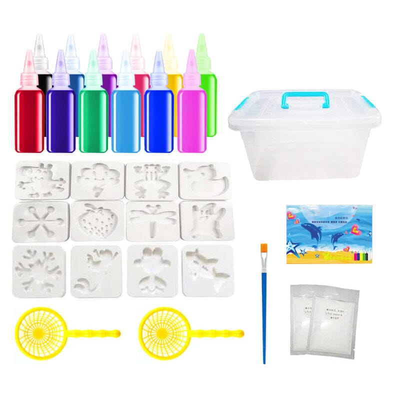 Magic Water ELF. Children Handmade Aqua Gel Sensory Toy Set