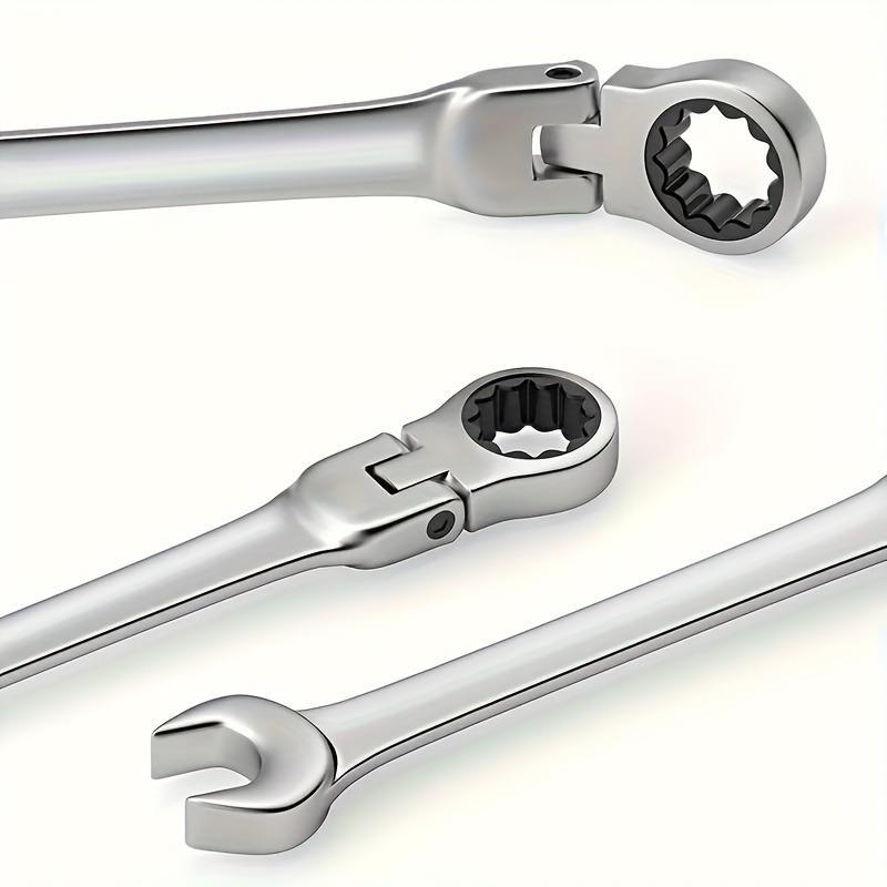Flexible Head Ratchet Wrench Set