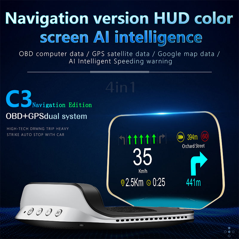 Heads Up Display For Cars