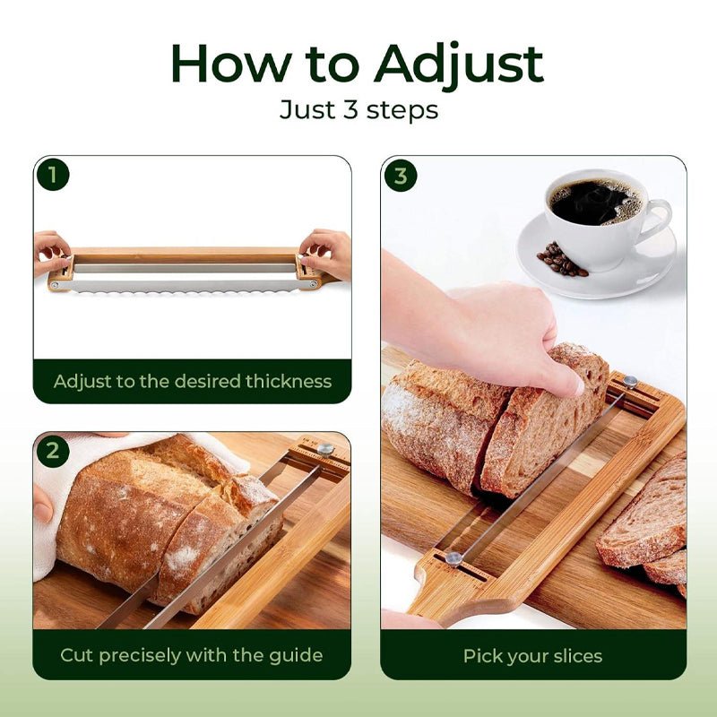 Adjustable Bread Knife For Homemade Bread