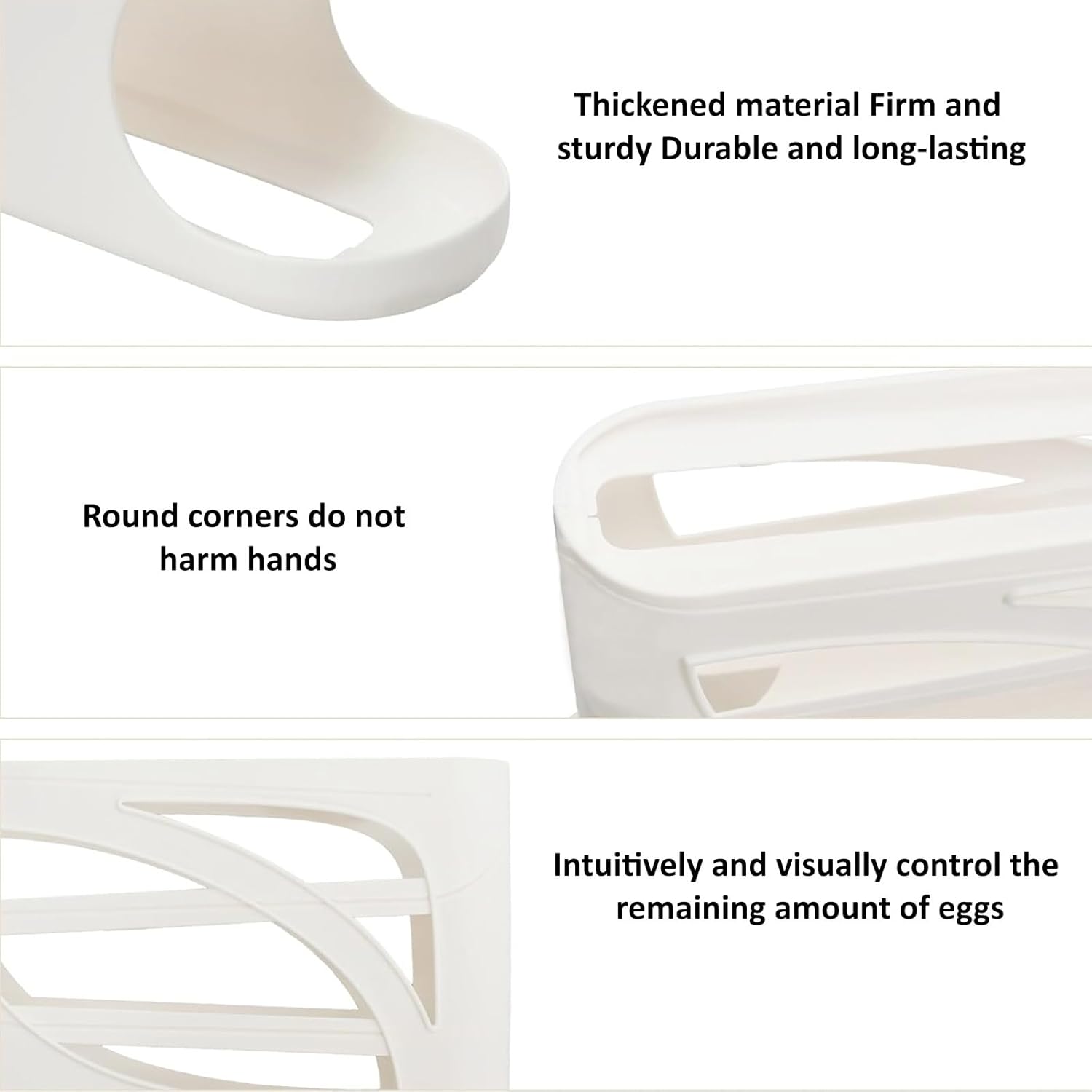 Large Capacity Egg Holder Organizer