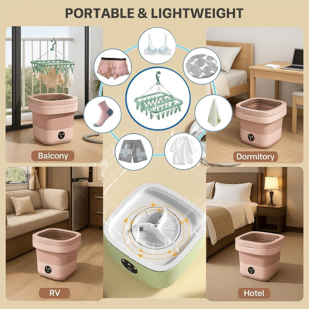 Foldable Portable Mini Washing Machine