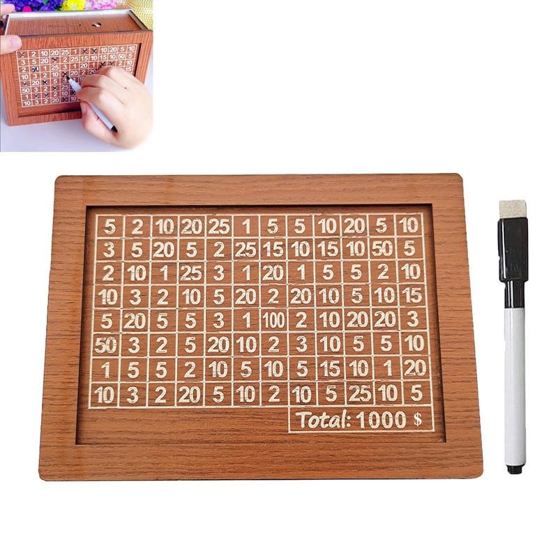 Wooden Cash Saving Box