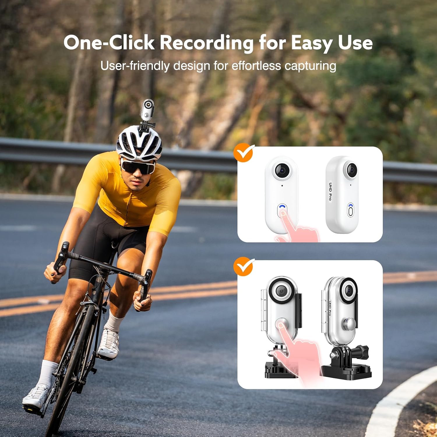 Magnetic 4K UHD Action Camera