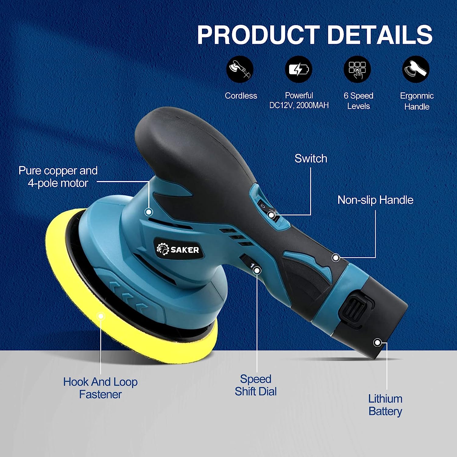 Cordless Car Buffer Polisher