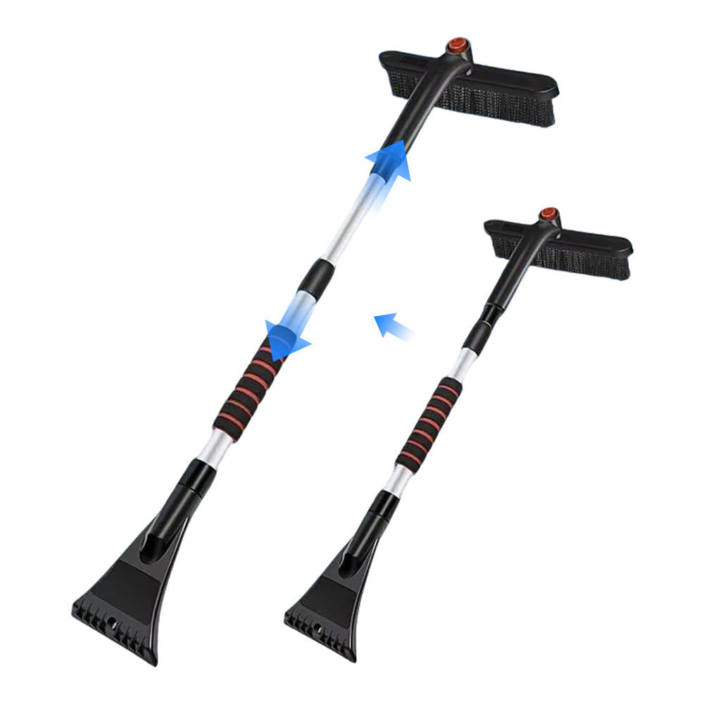 3-in-1 Extendable Snow Brush Ice Scraper
