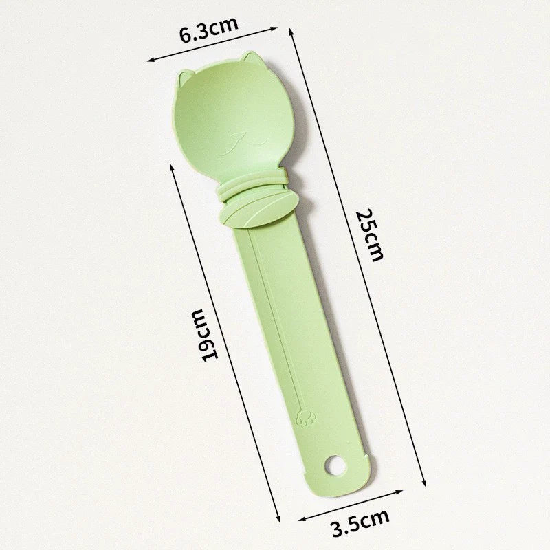 Cat Treat Squeeze Feeding Spoon