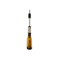Push Pull Ratchet Screwdriver With 5 Screwdriver Heads