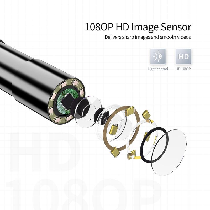 1080P Pipe Endoscope Camera with Light