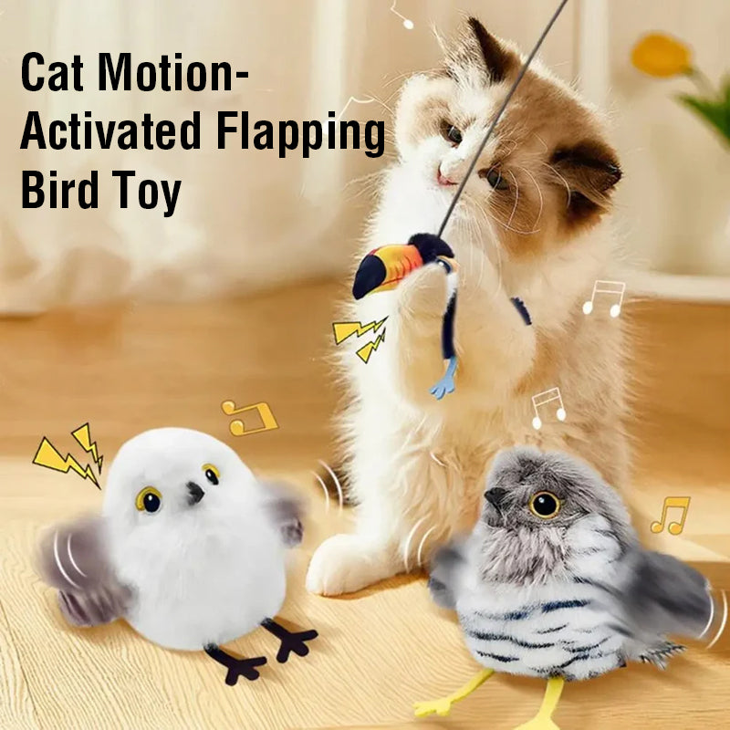 Motion Activated Flapping Bird Toy