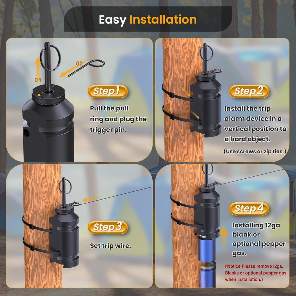 Trip Wire Alarm Device