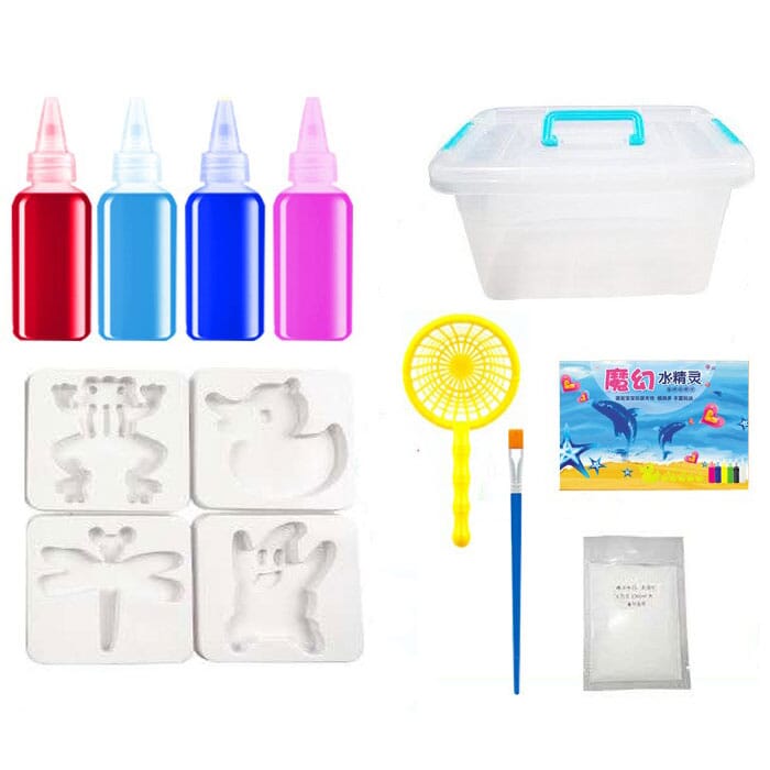 Magic Water ELF. Children Handmade Aqua Gel Sensory Toy Set