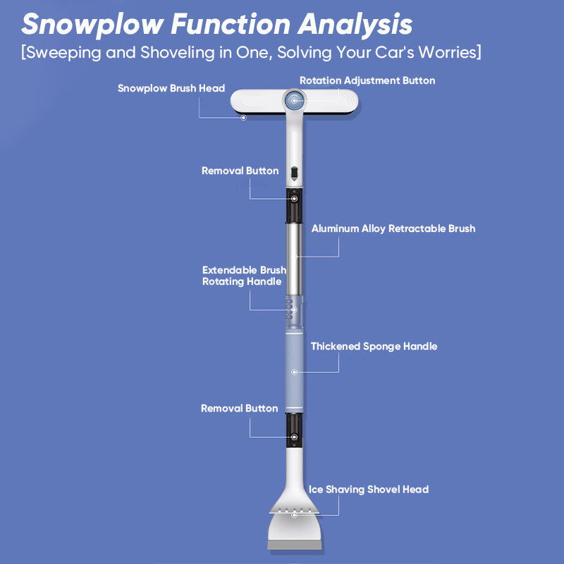2-in-1 Snow Brush and Ice Scraper