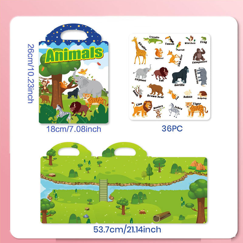 Reusable Sticker Books For Toddlers