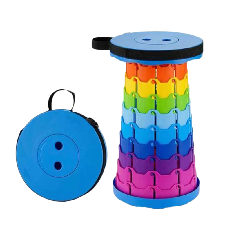 Upgraded Portable Collapsible Telescopic Stool