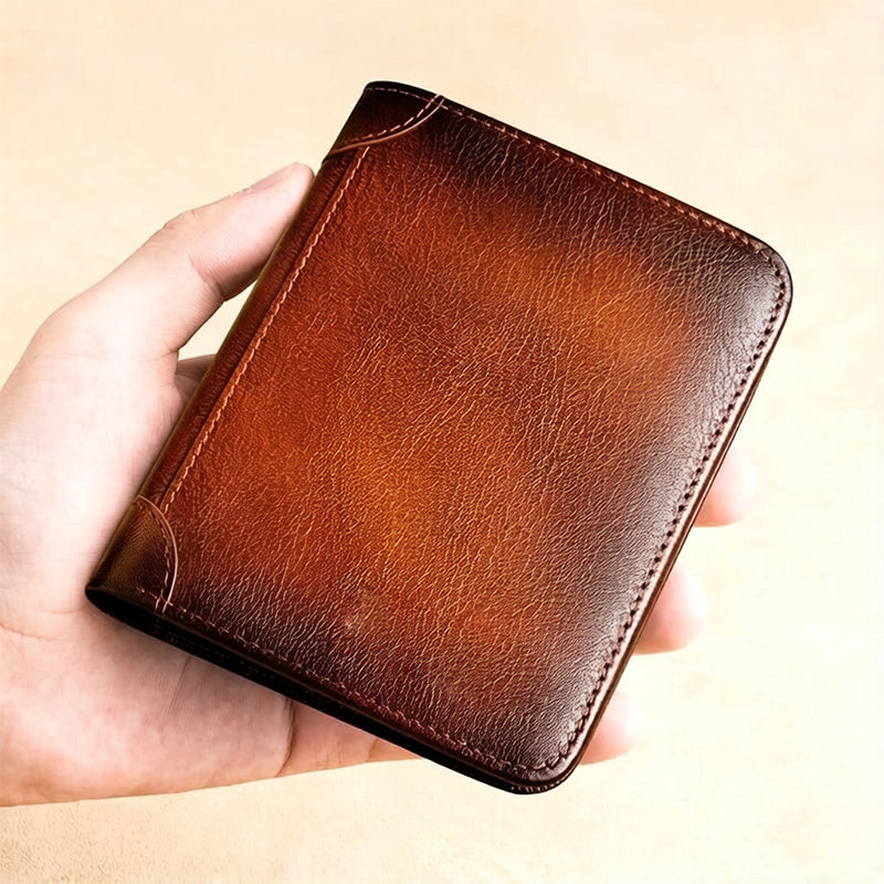Genuine Leather Slim Wallet