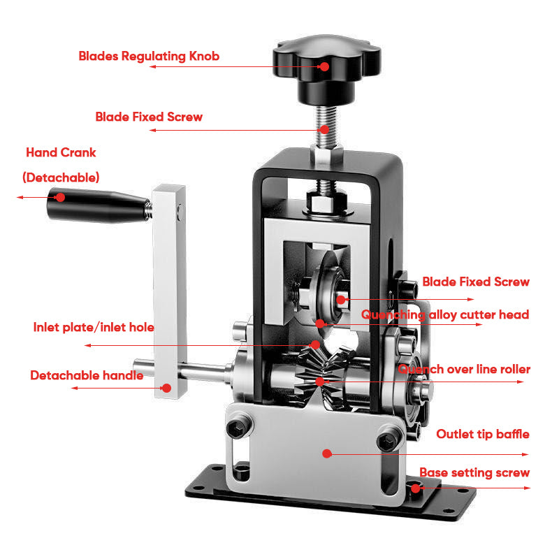 Iron Frame Wire Stripping Machine